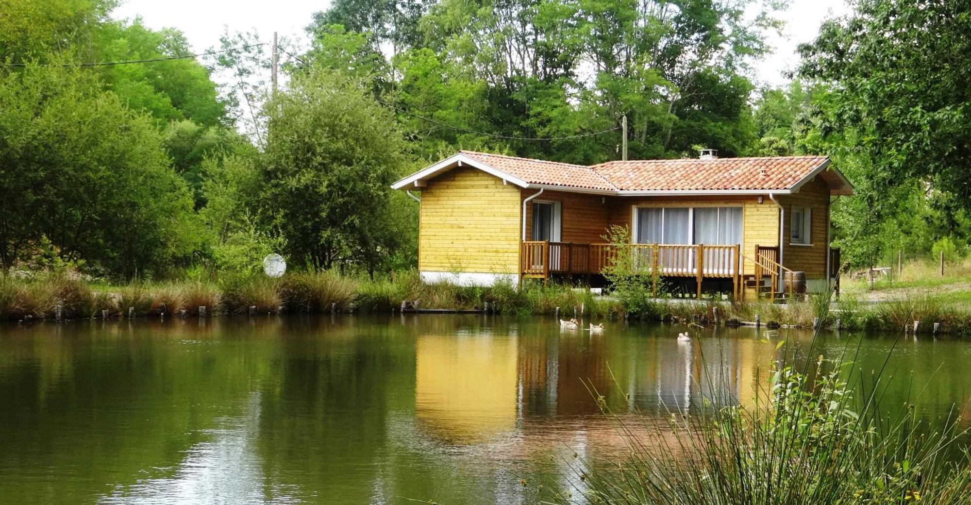 Chalet " Cote Lac " Castets Buitenkant foto